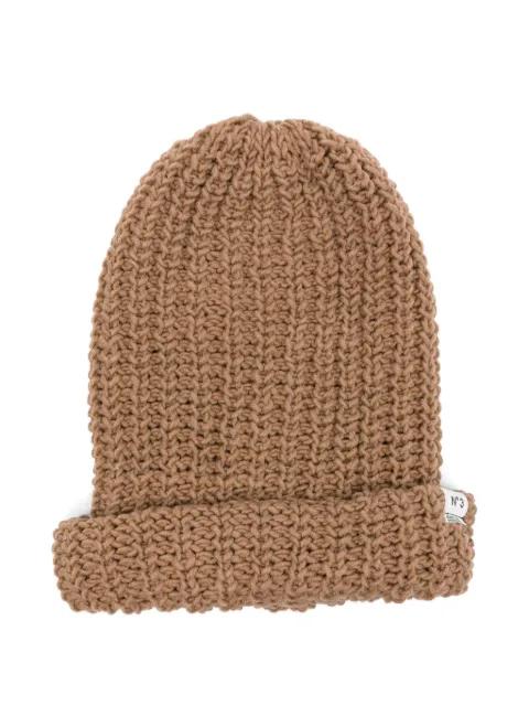 knitted beanie by MAISON MIHARA YASUHIRO