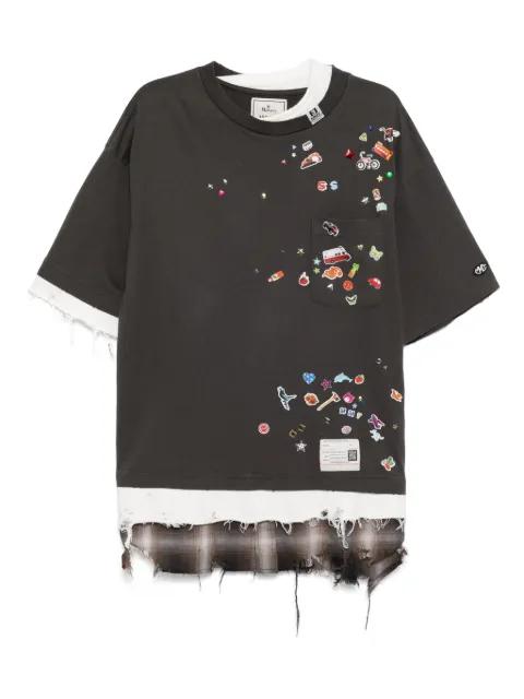 layered T-shirt by MAISON MIHARA YASUHIRO