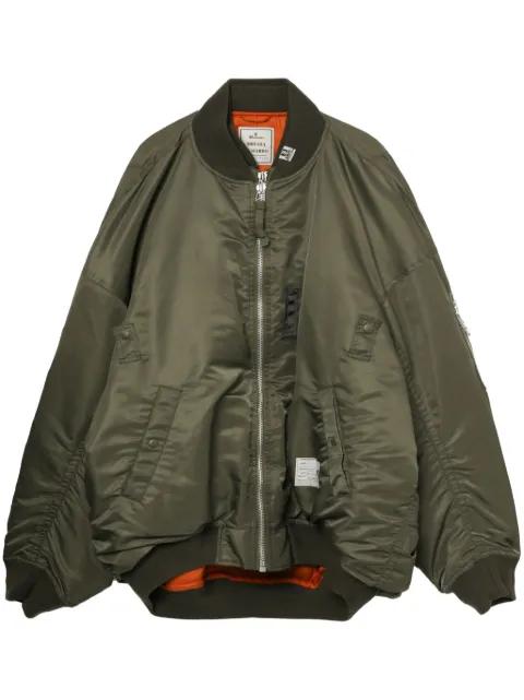 layered bomber jacket by MAISON MIHARA YASUHIRO