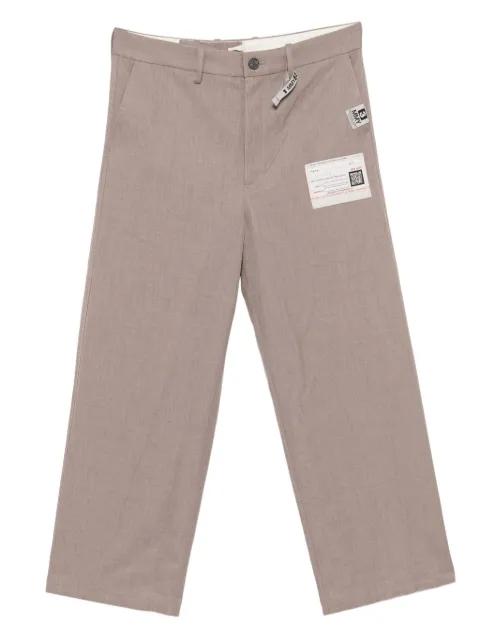 layered trousers by MAISON MIHARA YASUHIRO