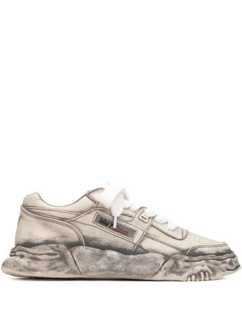 leather sneakers by MAISON MIHARA YASUHIRO