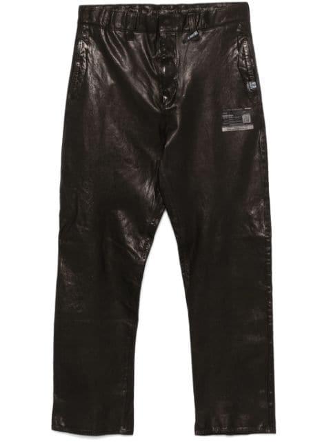 leather trousers by MAISON MIHARA YASUHIRO