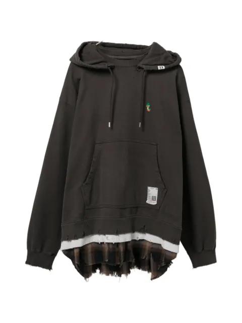 logo-embroidered hoodie by MAISON MIHARA YASUHIRO