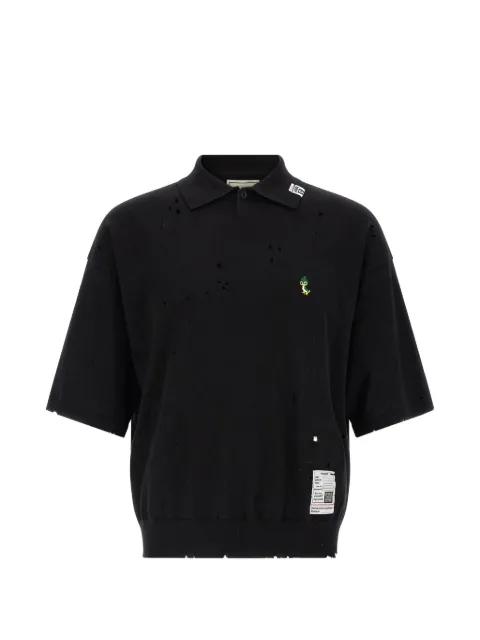 logo-embroidered polo shirt by MAISON MIHARA YASUHIRO