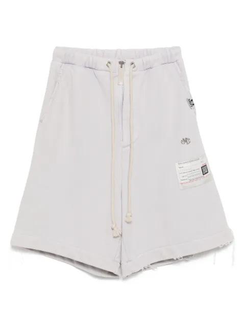 logo-embroidered shorts by MAISON MIHARA YASUHIRO