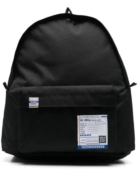 logo-patch backpack by MAISON MIHARA YASUHIRO