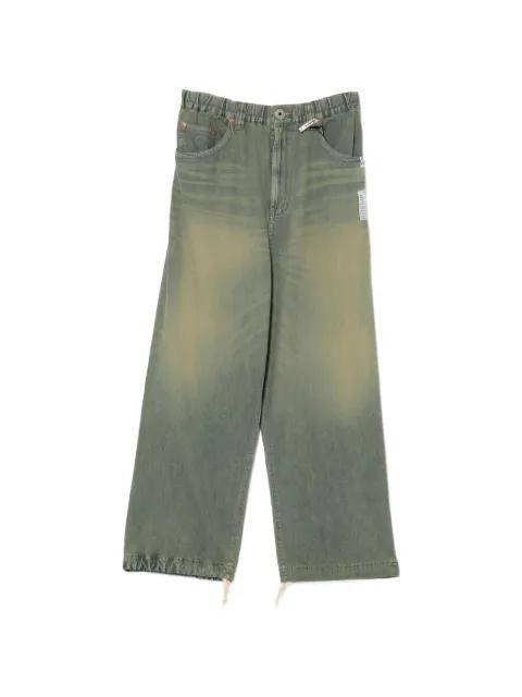 logo-patch jeans by MAISON MIHARA YASUHIRO