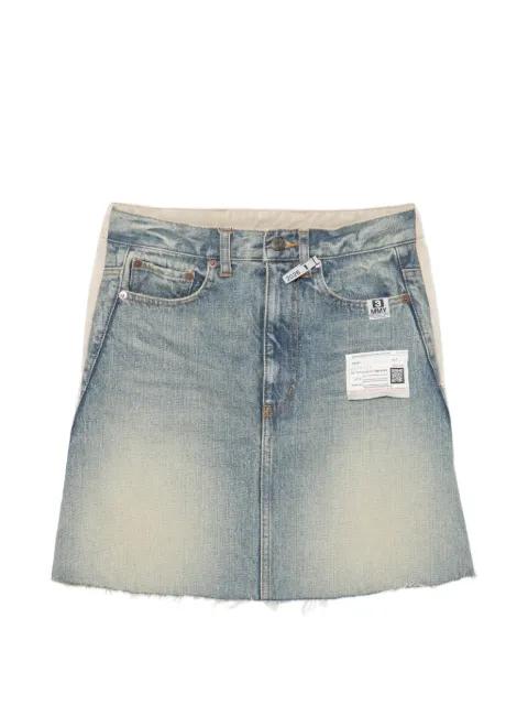 logo-patch skorts by MAISON MIHARA YASUHIRO