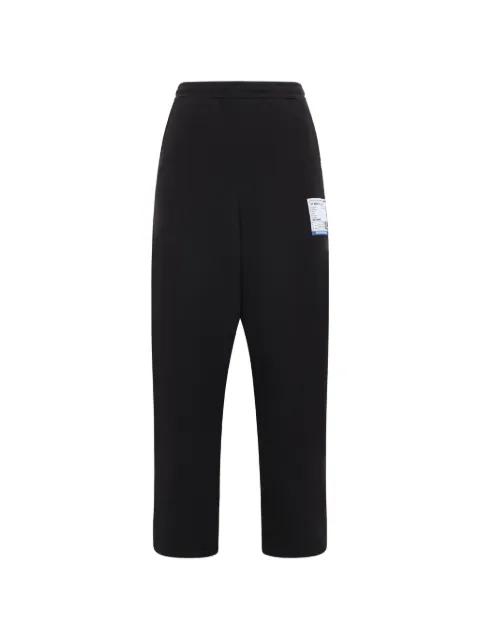 logo-patch sweat pants by MAISON MIHARA YASUHIRO