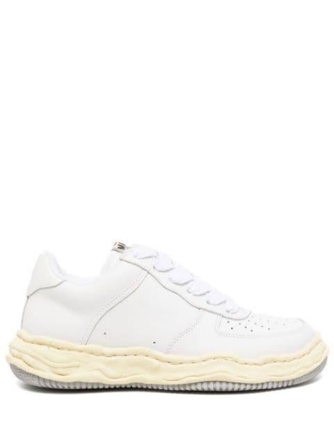 low-top leather sneakers by MAISON MIHARA YASUHIRO