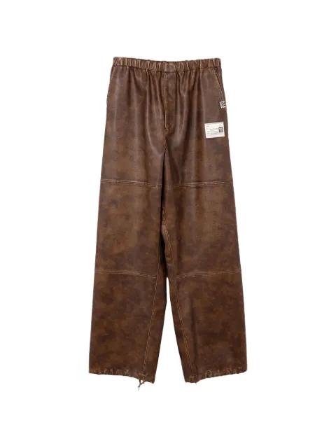 panelled trousers by MAISON MIHARA YASUHIRO