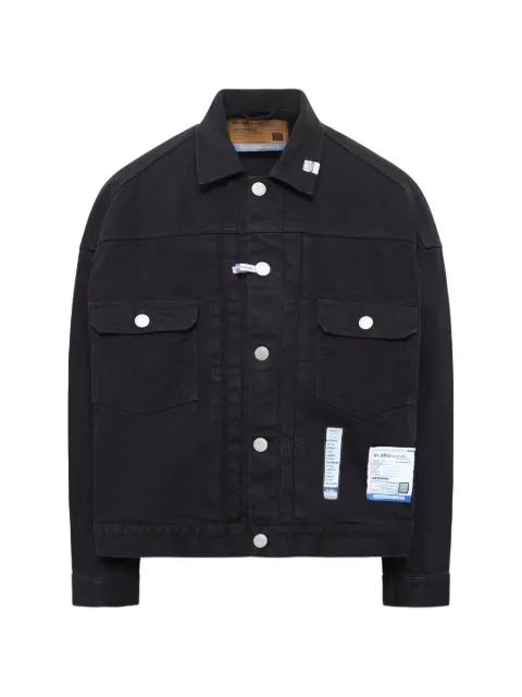 patch-detail denim jacket by MAISON MIHARA YASUHIRO