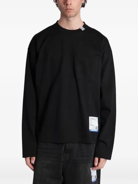 pocket-detail logo-patch sweater by MAISON MIHARA YASUHIRO