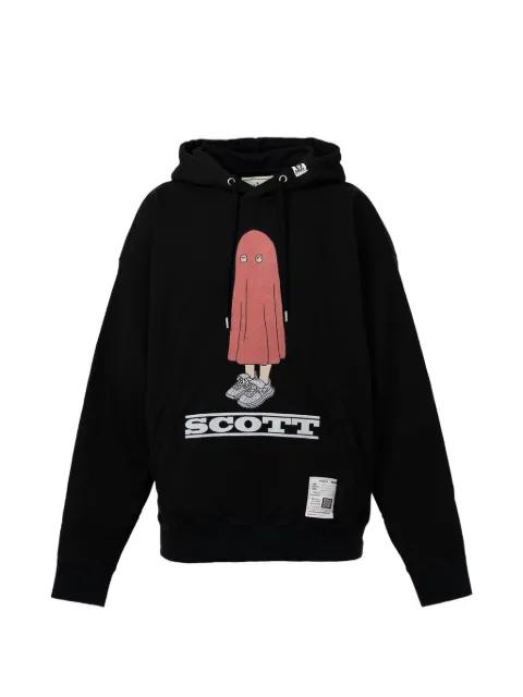 printed hoodie by MAISON MIHARA YASUHIRO