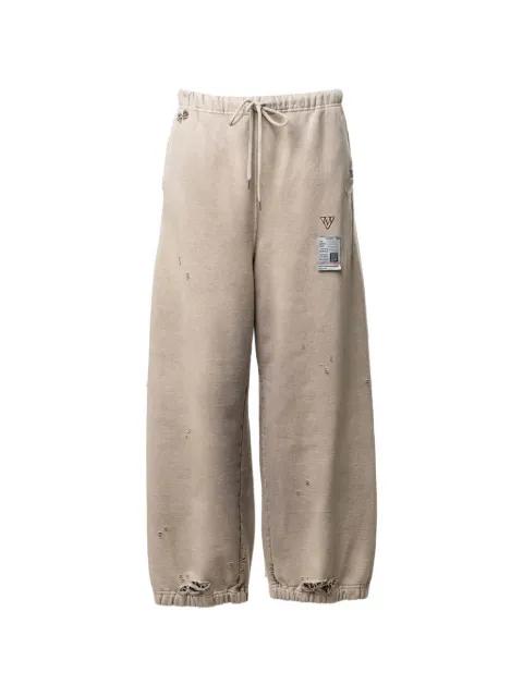 sun-faded-like sweat pants by MAISON MIHARA YASUHIRO