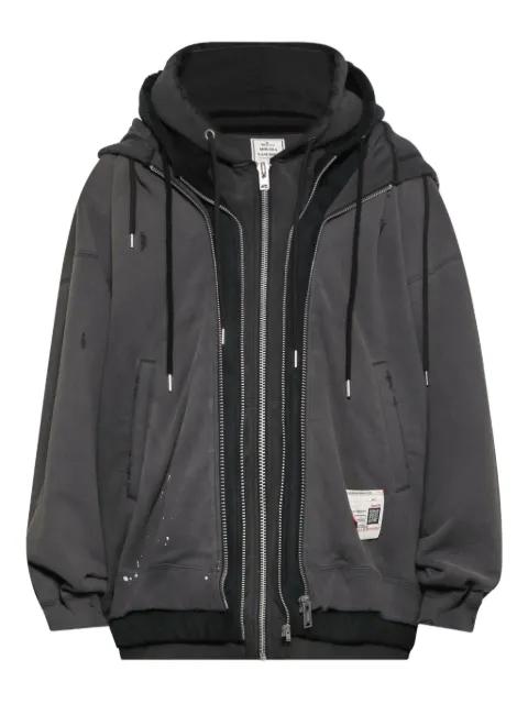 triple-layered hoodie by MAISON MIHARA YASUHIRO