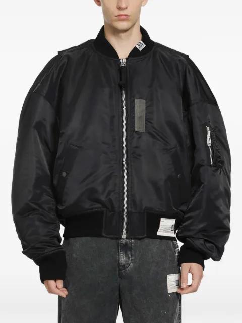 vest-combined bomber jacket by MAISON MIHARA YASUHIRO