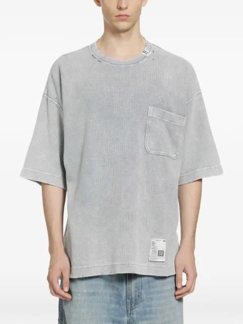 waffle-knit T-shirt by MAISON MIHARA YASUHIRO
