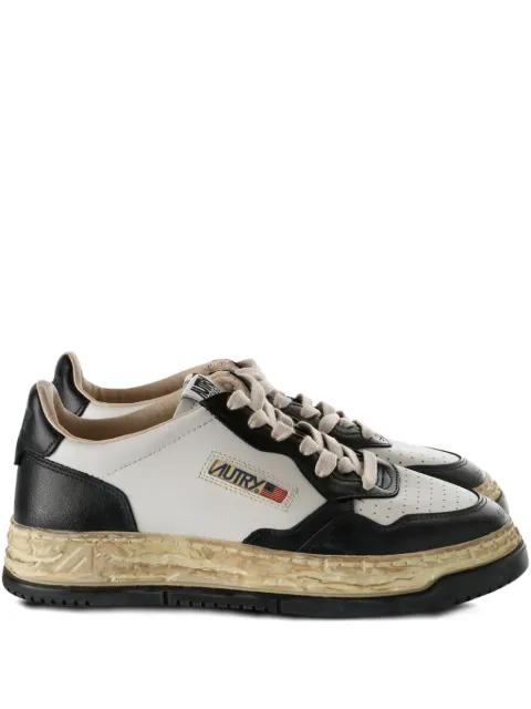 x Autry leather-panelled platform sneakers by MAISON MIHARA YASUHIRO