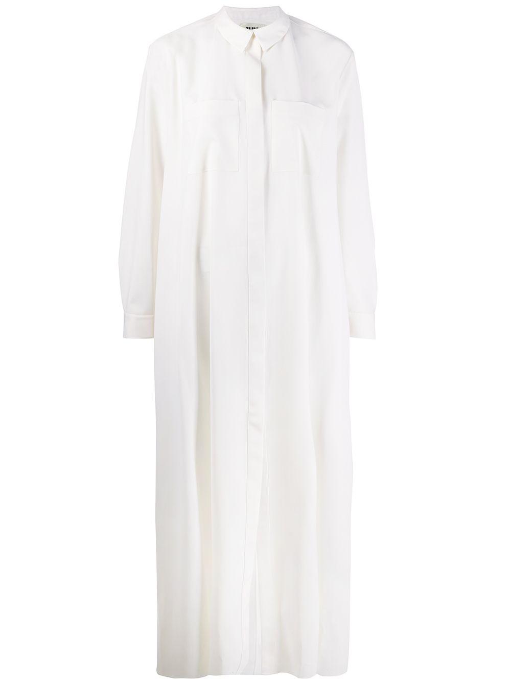 chest pocket shirt dress by MAISON RABIH KAYROUZ