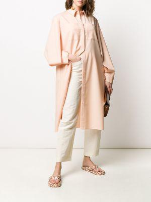chest pocket shirt dress by MAISON RABIH KAYROUZ