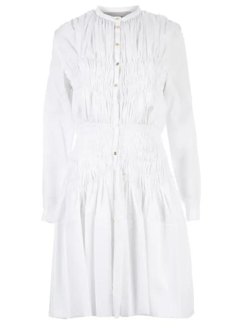 ruche detail shirt dress by MAISON RABIH KAYROUZ