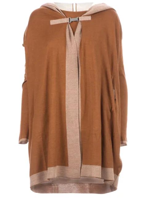 hoodied cardi-coat by MAISON ULLENS