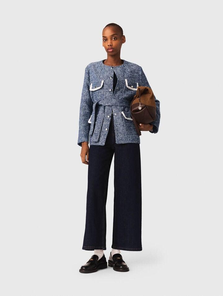 4-pocket tweed jacket by MAJE