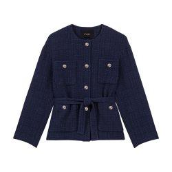 4-pocket tweed jacket by MAJE
