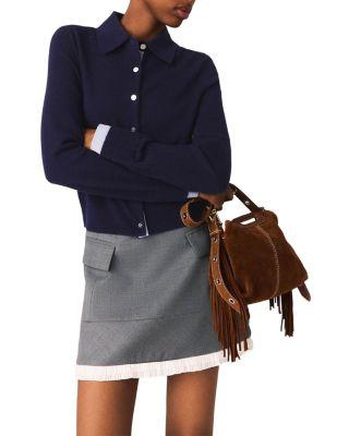 A-Line Poplin Skirt by MAJE