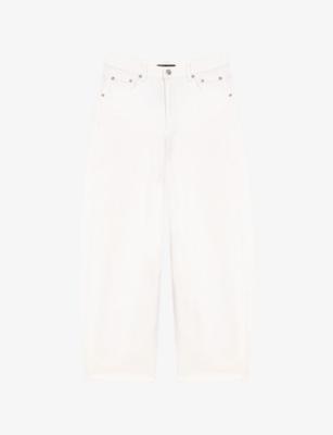 Balloon-Leg Relaxed-Fit Denim Jeans by MAJE