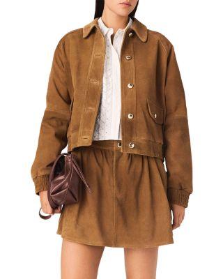 Binglesa Suede Jacket by MAJE