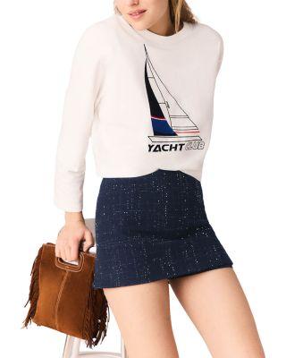 Boat Print Tee by MAJE