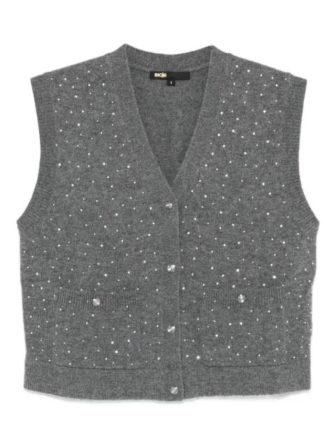 Button Embellished Polo Top by MAJE