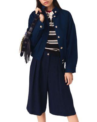 Cotton Bomber Jacket by MAJE