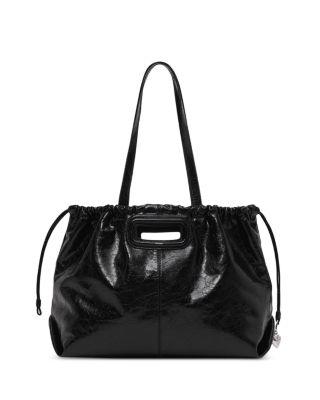 Crackled Miss M Tote by MAJE