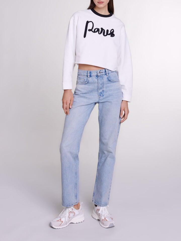 Cropped sweatshirt by MAJE