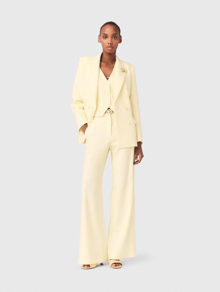 Double-breasted suit jacket by MAJE