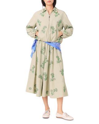 Embroidered Technical Bomber Jacket by MAJE