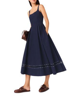 Flared Midi Dress by MAJE