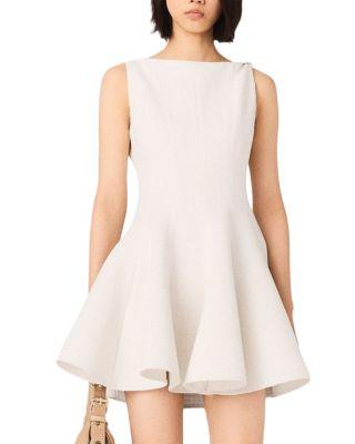 Flared Tweed Dress by MAJE