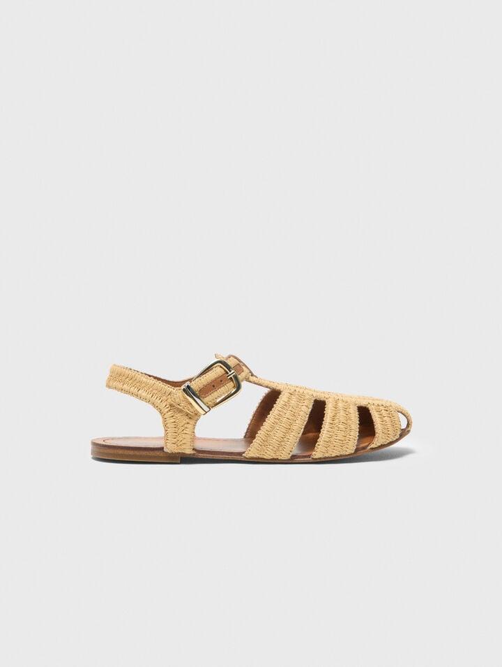 Flat strap sandals by MAJE
