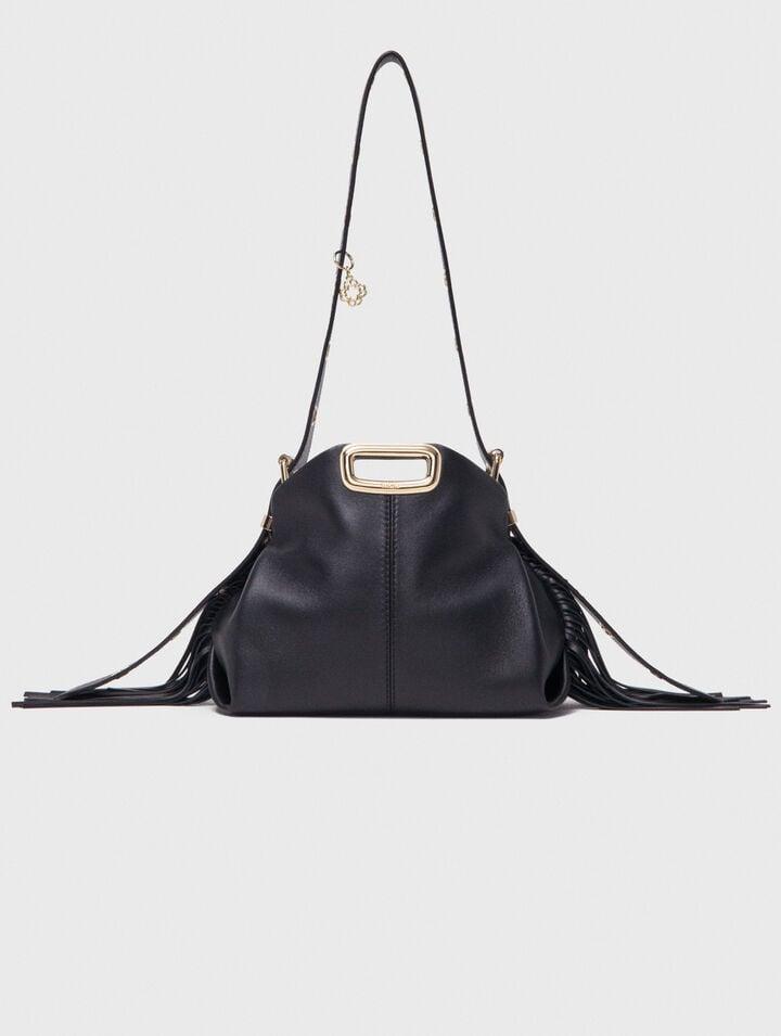 Gold handle Miss M Mini bag by MAJE