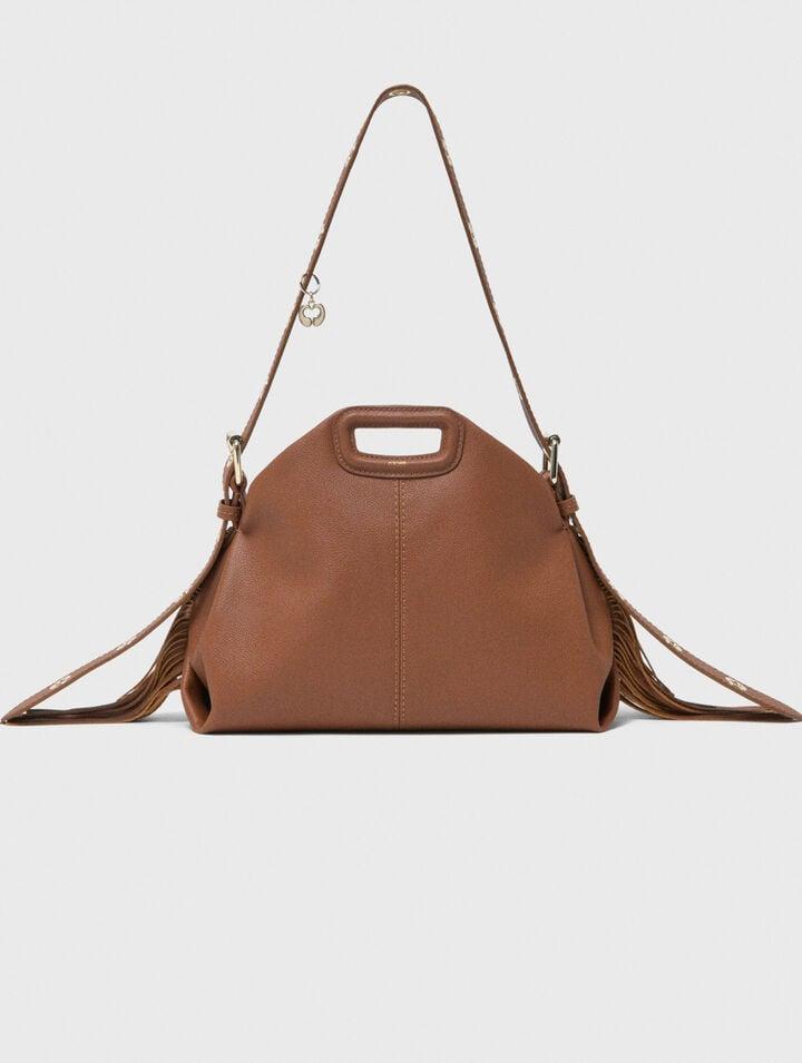 Grained leather Miss M bag by MAJE