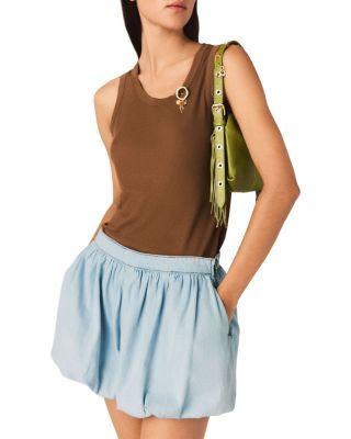 Iou Chambray Balloon Skort by MAJE
