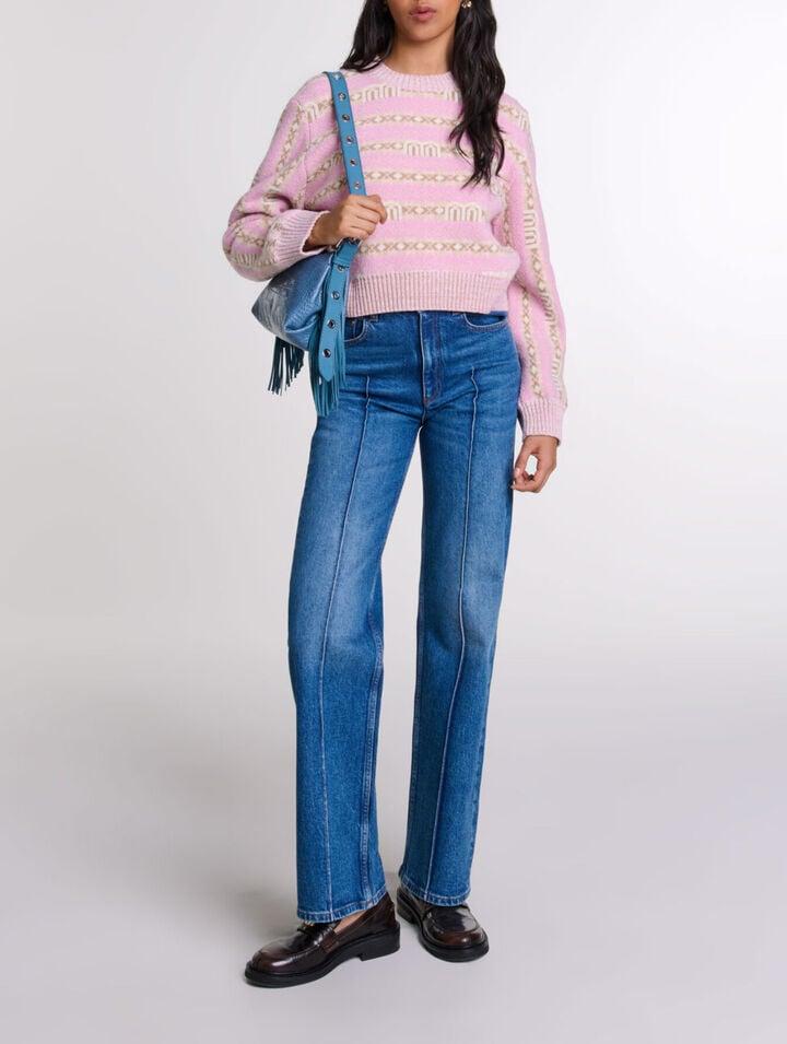 Jacquard jumper by MAJE