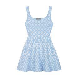 Jacquard knit short dress by MAJE