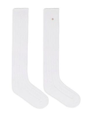 Knee High Pointelle Socks by MAJE