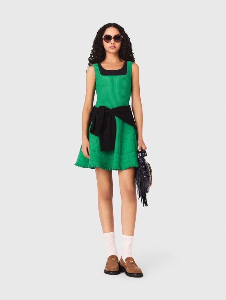 Knit skater dress by MAJE
