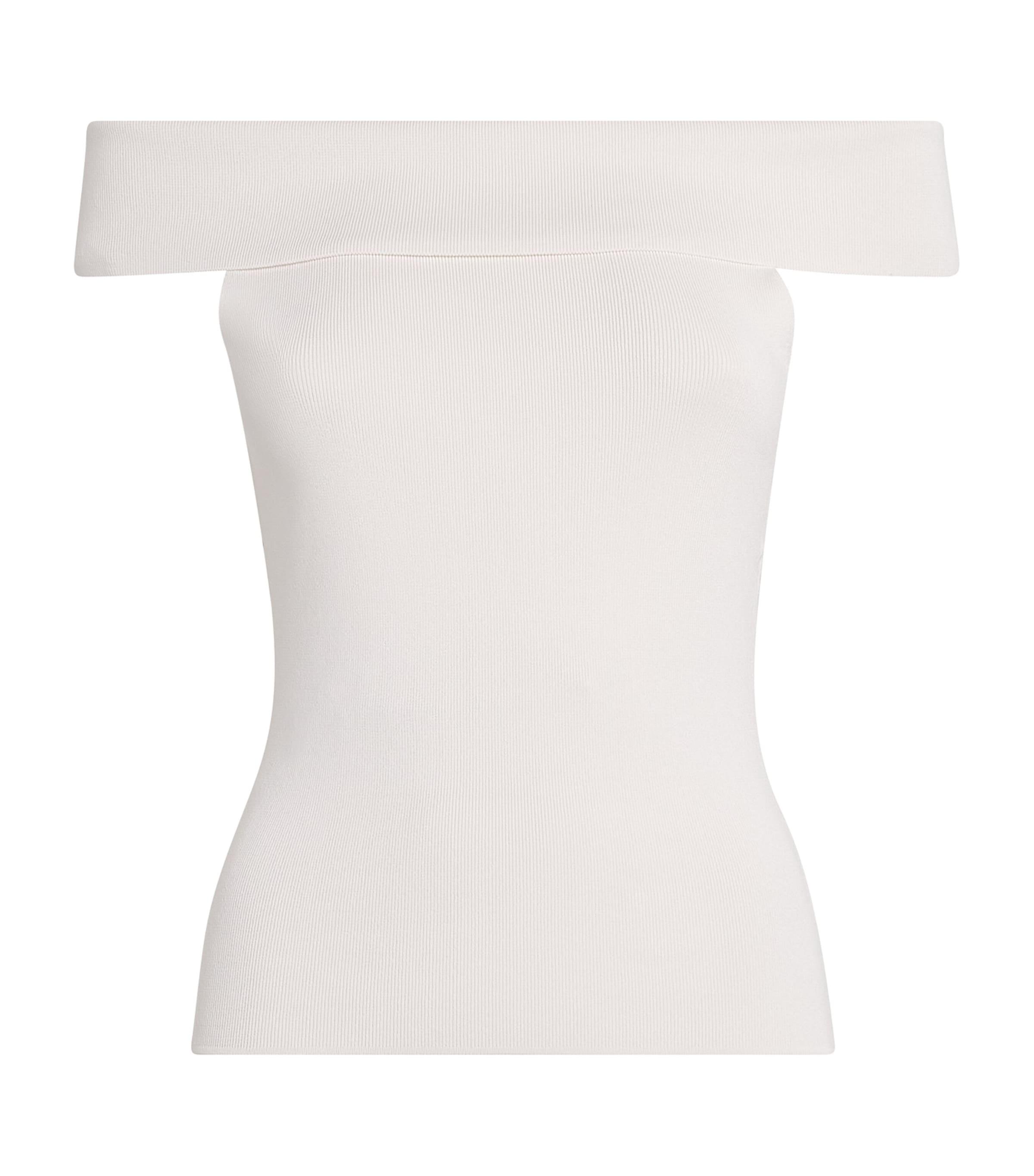 Knitted Off-The-Shoulder Top by MAJE